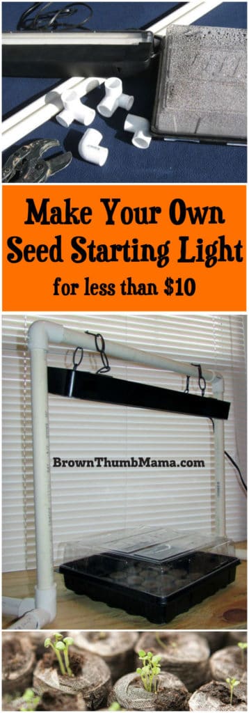 DIY Seed Starting Light: BrownThumbMama.com