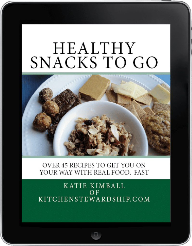 healthy snacks to go ebook
