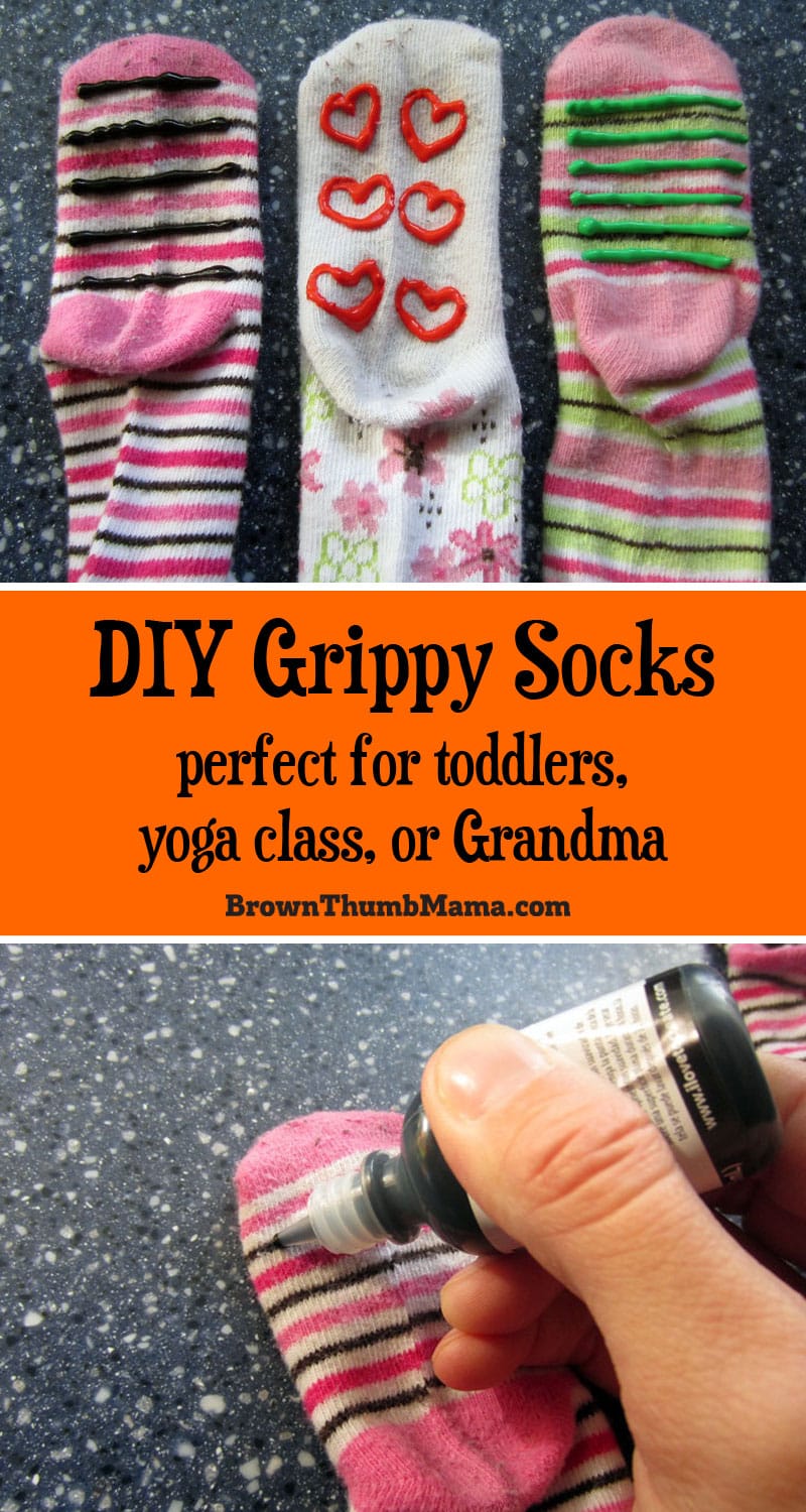 How to Make Grippy Socks Brown Thumb Mama®
