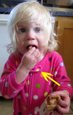 The easy secret to keeping your toddler's pajamas on all night. No pins, no tape, no fuss!