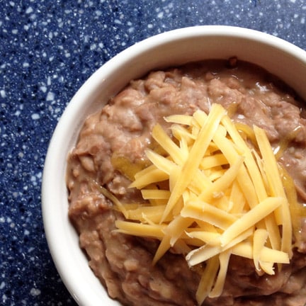 Let your Crock Pot do the cooking with this easy recipe for refried beans!