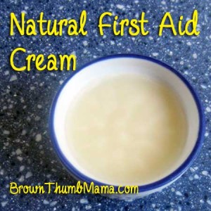 Natural First Aid Cream: BrownThumbMama.com