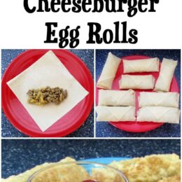 cheeseburger egg rolls