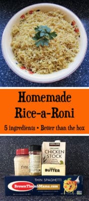 Make rice-a-roni from scratch in the SAME amount of time as the boxed stuff. Plus this secret ingredient puts your homemade version over the top on taste!