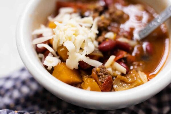 pumpkin chili with ground beef