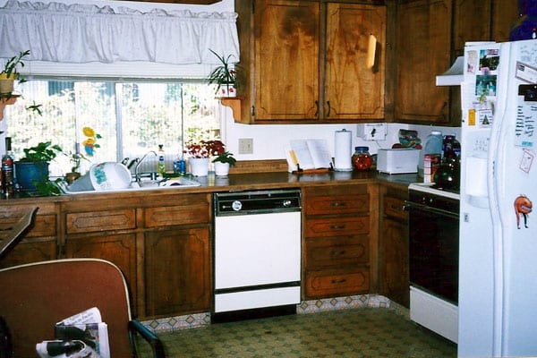 corian stains removing sink cleaning remove secret kitchen brownthumbmama surface solid cabinets counter chose brown flecks vibrant counters generic remodeled