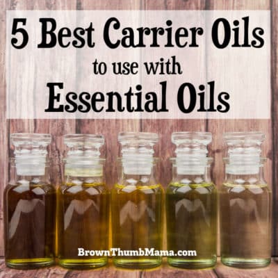 The 5 Best Carrier Oils for Essential Oils - Brown Thumb Mama®