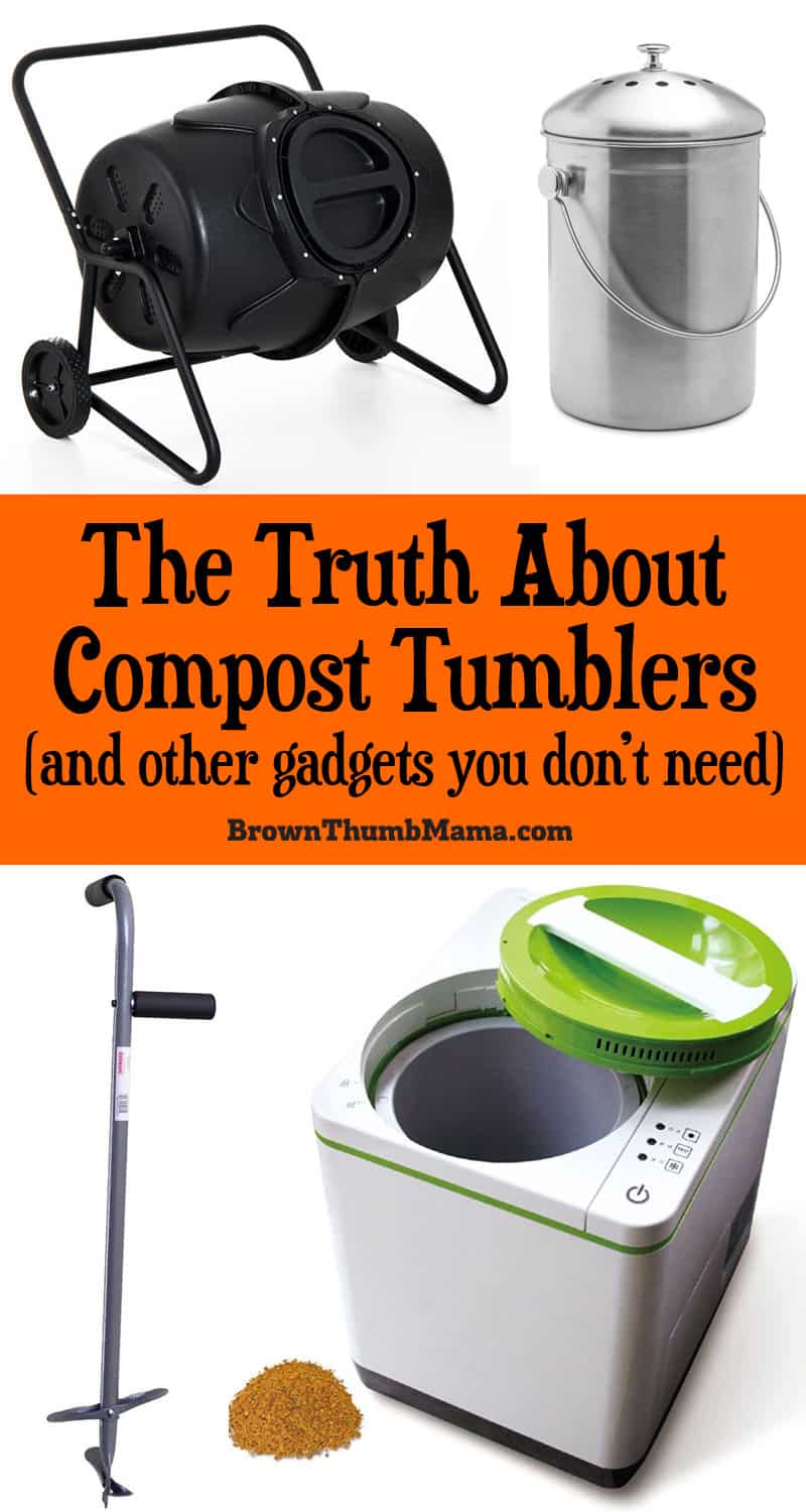 the truth about compost tumblers • Brown Thumb Mama