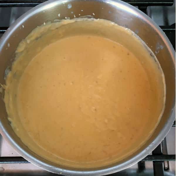 finished cheese sauce