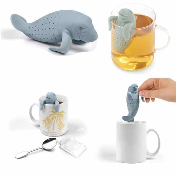 manatee tea holder