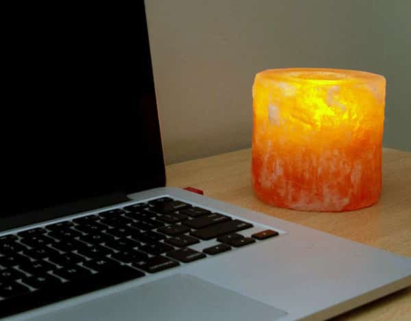 himalayan salt candle