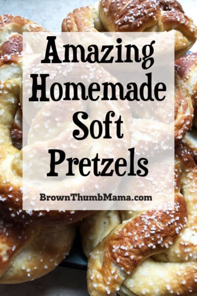 finished soft pretzels