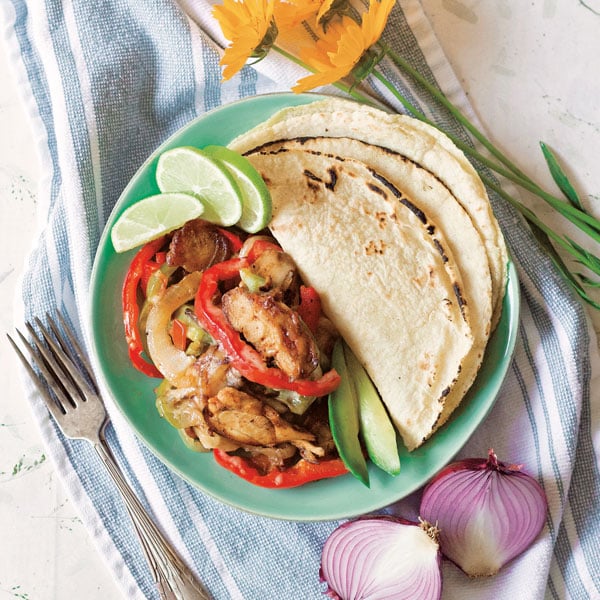 These chicken fajitas are full of flavor and spice, and are ready in minutes thanks to the Instant Pot.