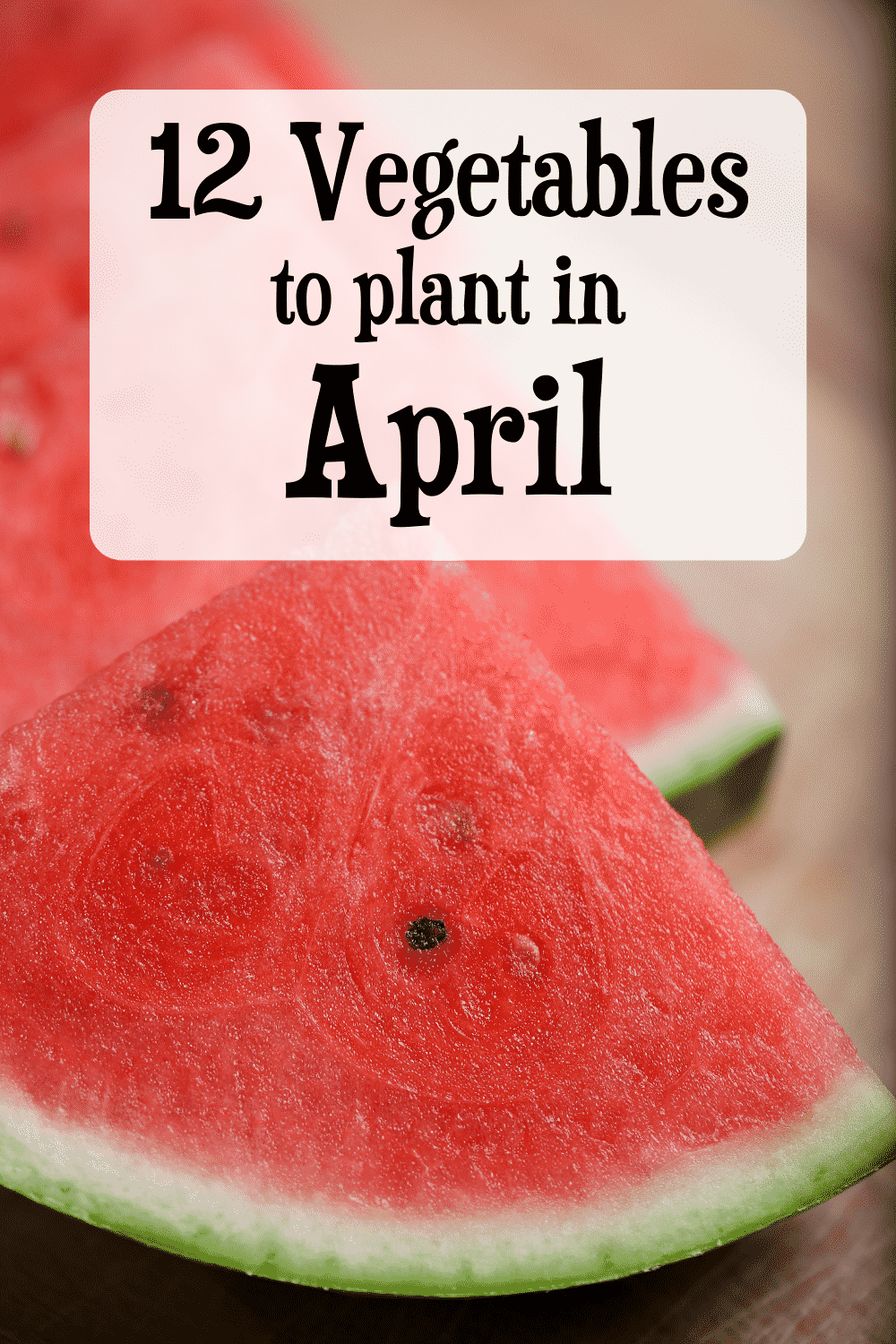 12 Vegetables to Plant in April {Zone 9} Brown Thumb Mama®