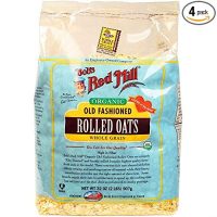 Bob's Red Mill Organic Rolled Oats, 32 Ounces (Pack of 4)