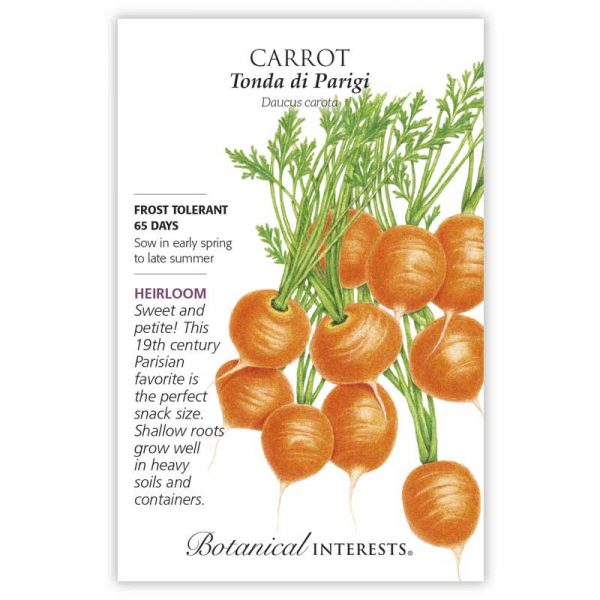 carrot seed packet