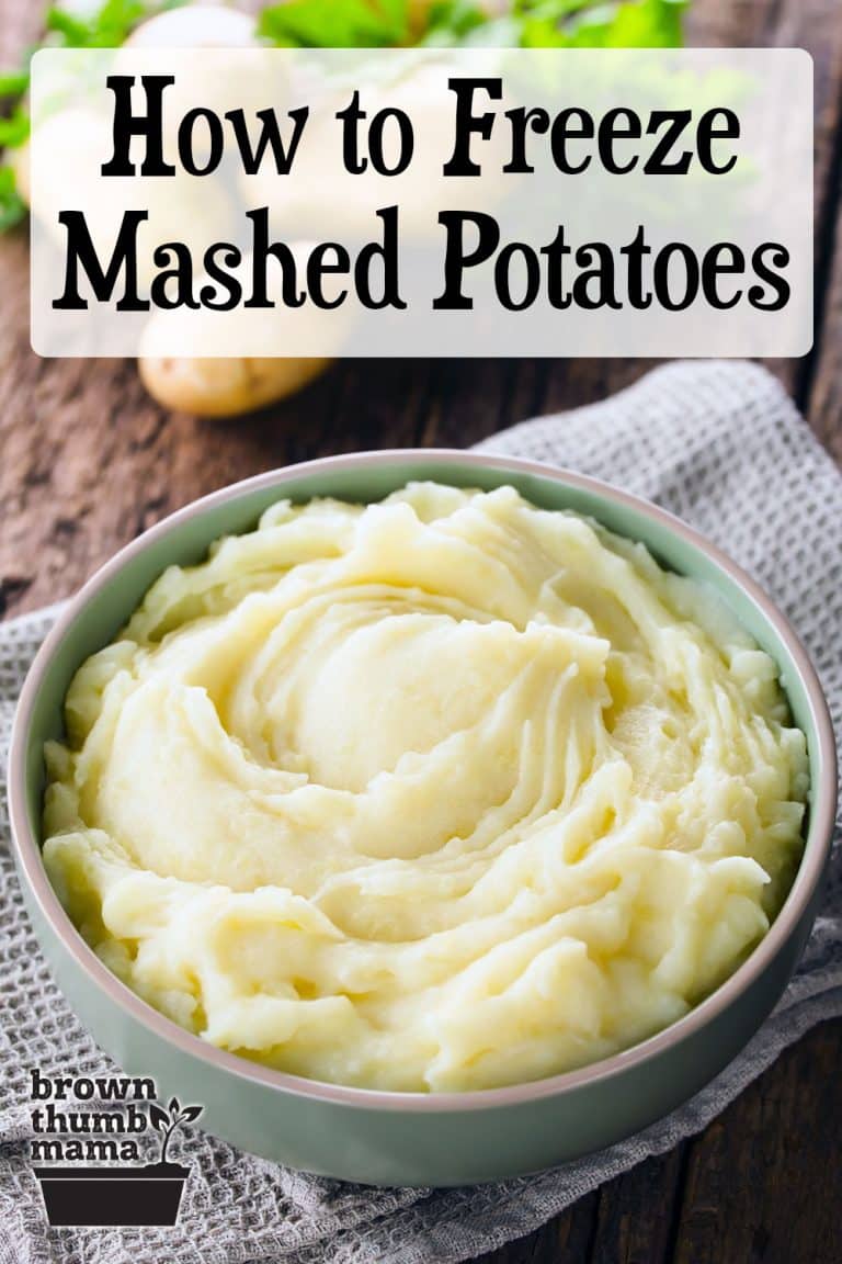 How to Freeze and Reheat Mashed Potatoes - Brown Thumb Mama®