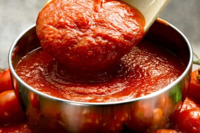 Homemade Tomato Sauce too Watery? Here's the Fix. - Brown Thumb Mama®