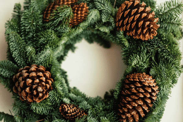 pine cone wreath